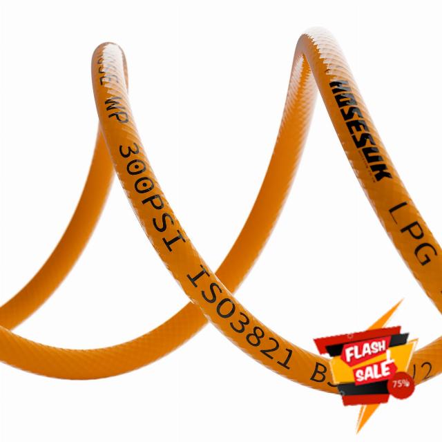 8mm (5/16") ID Propane Butane Gas Hose Pipe LPG Camping Caravan BBQ Gas Bottle 20 Metre