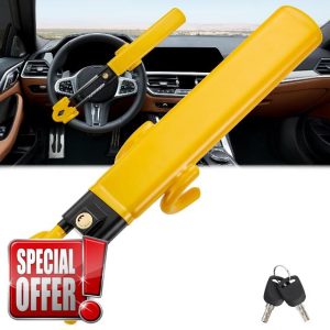 Warmiehomy Steering Wheel Lock Twin Bar