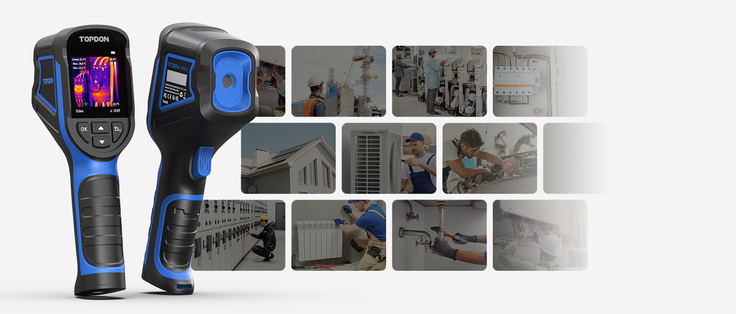 topdon tc004 mini thermal imaging camera handheld