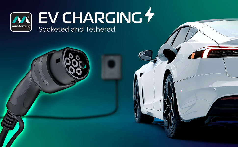 Masterplug Mode 2 Type 2 EV Charging Cables