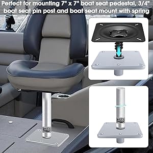 Boat Seat Pedestal Mount Package