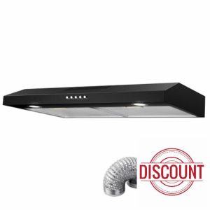 GRACEALL 60CM Under Cabinet Range Hood Oven Vent Hood