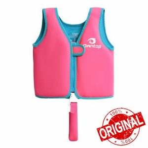 Owntop Kids Swim Vest -Toddler Float Jacket with Crotch Strap | Buoyancy Aid for Swimming Training | Neoprene Swim Jacket | Lightweight Float Swimsuit | Boys Girls Aged 2-8 Years | Learn to Swim