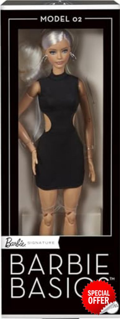 Barbie Mattel Basics Model 02 Collector Doll with Blonde Hair