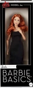 Barbie Mattel Basics Model 04 Collector Doll with Red Curly Hair