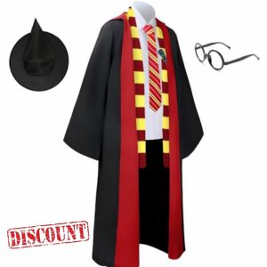 Ficlwigkis Wizard Robe Cloak Costume