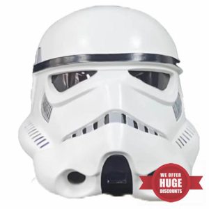 LePyCos Stormtrooper Latex Helmet Mask for Adults -Alien Wars Cosplay Mask for Halloween