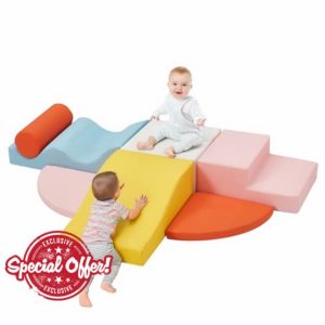 EROMMY 7 Pieces Baby Soft Play Set