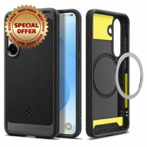 Spigen Rugged Armor MagFit Case Compatible with Samsung Galaxy S25