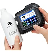 Eurannit Handheld Inkjet Printer 1 in, E15-1 Portable Inkjet Printer with ER521 Black Ink Cartrid...