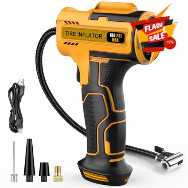 Hjh Car Tyre Inflator Air Compressor