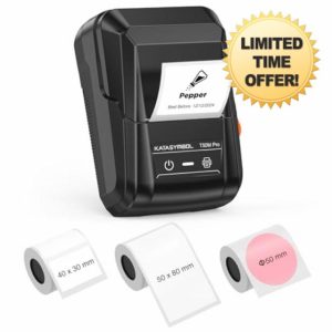SUPVAN T50M Pro Bluetooth Label Maker Machine with 3 Tapes