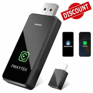 2 in 1 Wireless Apple CarPlay & Android Auto Adapter