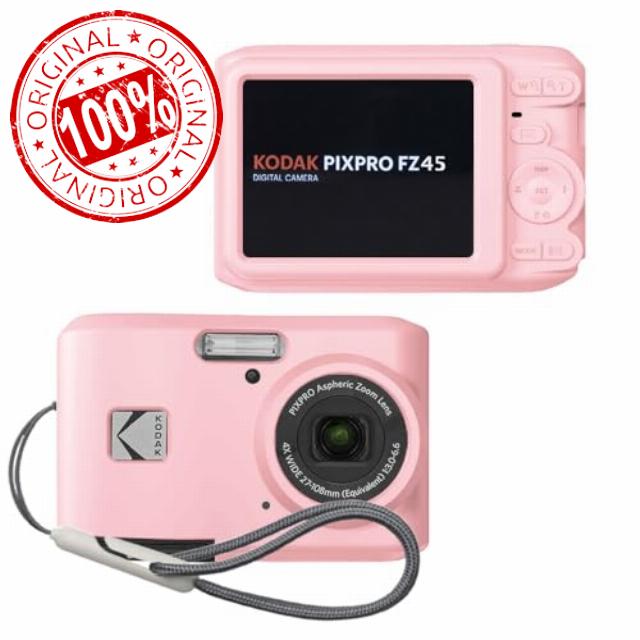 Tedubax Case for Kodak PIXPRO FZ45 - Soft Silicone Camera Case - Pink - Anti-Scratch