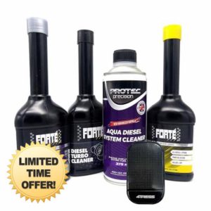 4TRESS Forte Diesel Car Fuel System Treatment & DPF Cleaner & Diesel Turbo Cleaner Non-Slip Dash Ma