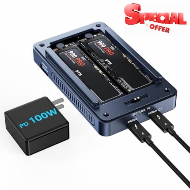 Acasis M.2 NVMe 40Gbps SSD Enclosure