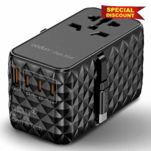 ocudn 85W GaN III Universal Travel Adapter
