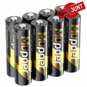 Rechargeable Battery AA Lithium 8 Pack 3600 mWh