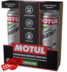 WOL 112320 - Emission Reduction Kit Petrol - Diesel Engines Cleaning Additives - CAT Cleaner 300ML & Injector Cleaner 300ML - Special Trearment For Emission Reduction - Anti Smoke And Fuel Economy