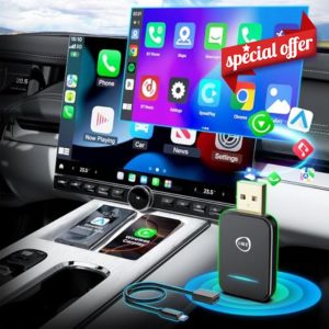 2 in 1 Wireless Carplay Adapter UK for iPhone
