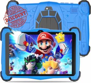 Semeakoko Kids 7 Inch Tablet-Android 14 Tablet for Ages(3-12)