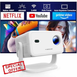 [Netflix Licensed] Smart Projector 4K Supported