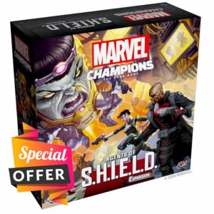 Fantasy Flight Games | Marvel Champions: Agents of S.H.I.E.L.D Expansion | Cooperative Card Game | Ages 14+ | 1-4 Players | 90+ Minutes Playing Time
