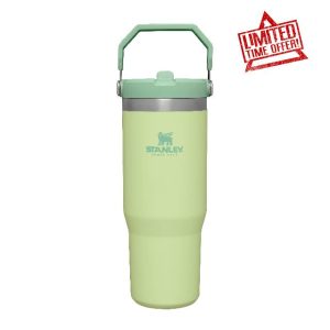 Stanley Iceflow Flip Straw Water Bottle With Straw 0.89L - Keeps Cold For 12+ Hours - Easy To Carry - Dishwasher Safe - Stainless Steel Thermal Flask - BPA-Free Travel Mug - Citro