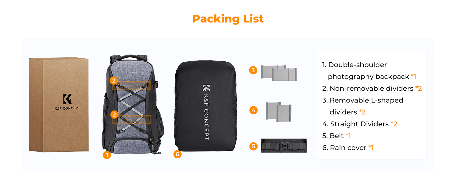 K&F Concept Camera Backpack