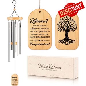 Milcier Retirement Gifts Wind Chime