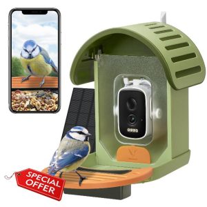 VINGUYS® Bird Feeder Camera Solar Powered