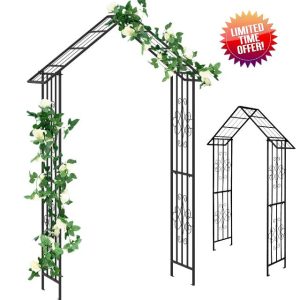 TANGZON 222CM Metal Garden Arch