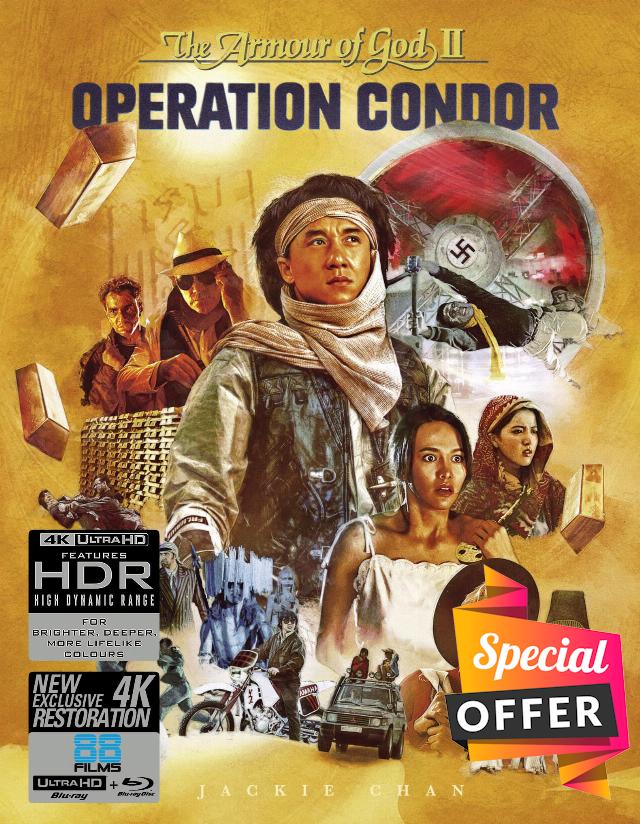 Armour of God II - Operation Condor 4K UHD - Deluxe Collector's Edition DUAL FORMAT