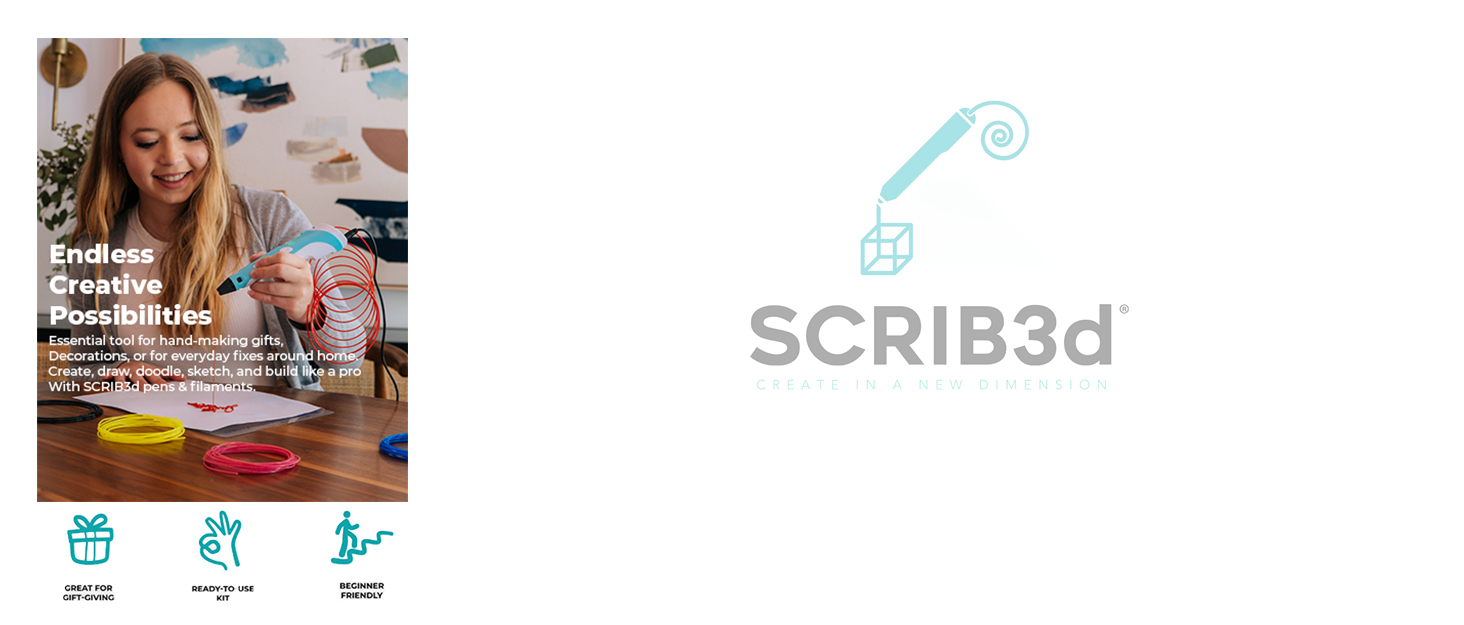 SCRIB3D P1 3D Printing Pen with Display