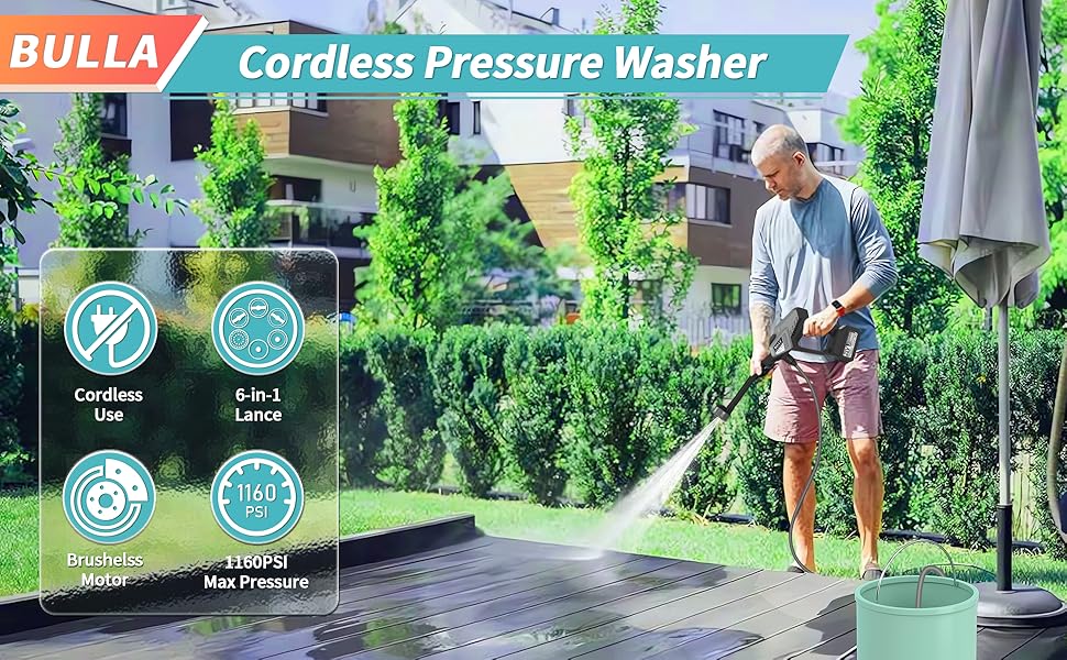 cordless pressure washer