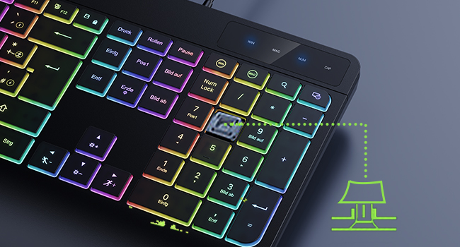 RGB backlight keyboard