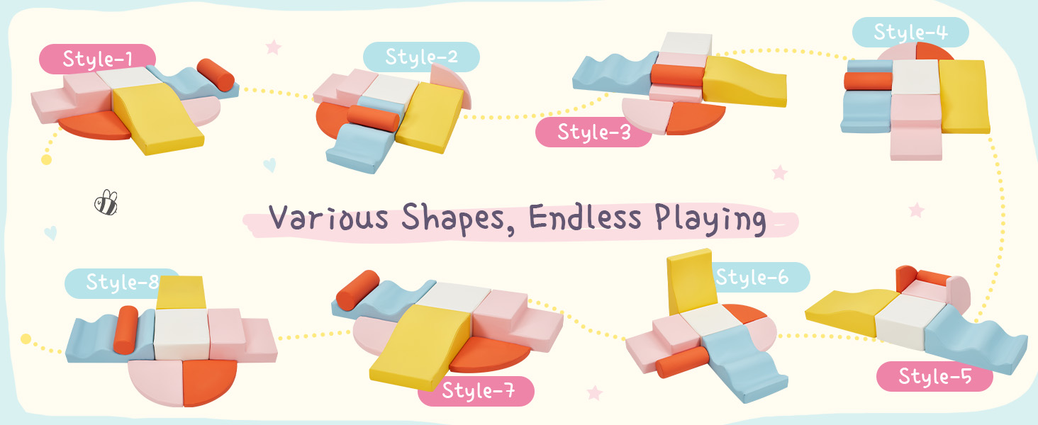 soft play climbing blocks