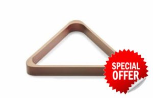 15 Ball Full-Size Snooker Triangle - Economy Hardwood - for 2 1/16 inch balls
