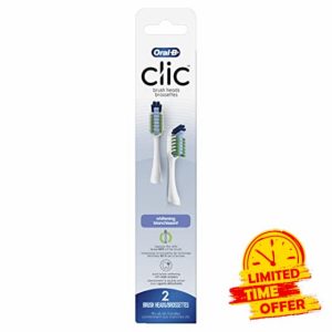 Oral-B Clic Toothbrush Whitening Replacement Brush Heads