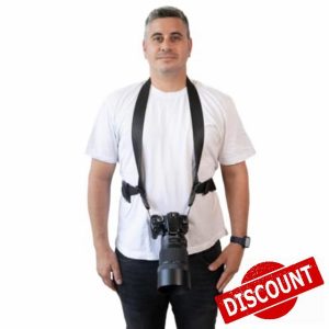 Camstrap Explorer – Ultra-Light Hands-Free Camera and Binocular Strap Compatible with Canon