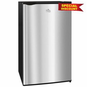 HOMCOM 91 Litre Freestanding Under Counter Fridge Freezer