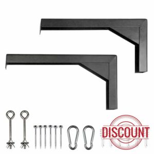 Elite Screens 12" Wall and Ceiling Hanging L-Brackets for Manual/Spectrum/VMAX2 series