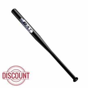 32 Inch Baseball Bat Metal Baseball Bat Smooth Surface Rubber Non-Slip Handle Light weight Metal Baseball Bat Outdoor Training Practice Adult Teen Use Black