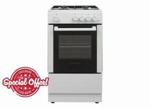 White Knight ATSCG50W Gas Cooker