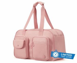 aji Travel Duffle Bag Expandable Gym Bag with Wet Pocket Cabin Bag Water Resistant Carry On Bag for Women Men