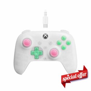 8Bitdo Ultimate Mini Wired Controller for Xbox with RGB Lighting Fire Ring
