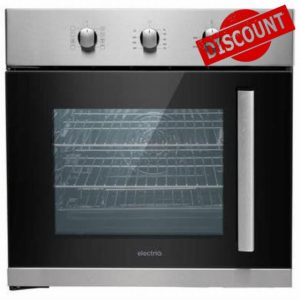 electriQ Fan Assisted Single Oven with Side Opening Door - Stainless Steel