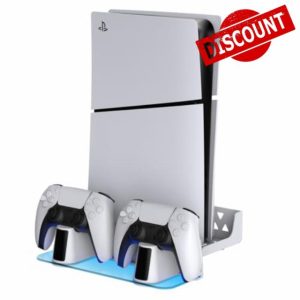 GODT GAME Wall Mount Charging Station – Sleek RGB Bracket with Controller Charger & Smart App-Controlled Lights