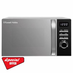 Russell Hobbs Black Digital Microwave 20 Litre 800W Solo Digital with 5 Power Levels
