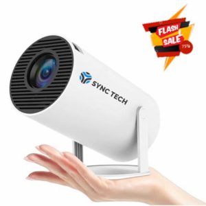 SyncTech Portable Projector 4K with WIFI 6